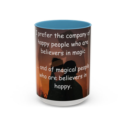 Believers in Magic Mug – 15oz Accent Ceramic Cup for Happy Souls