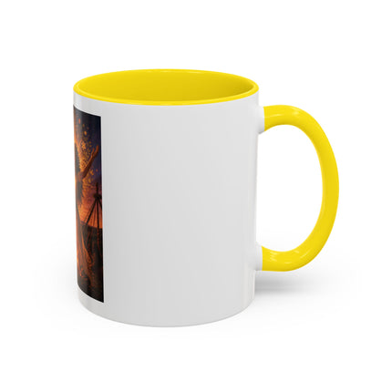 Mug — Pagan Bonfire Coffee Mug with Inspirational Beltane Quote