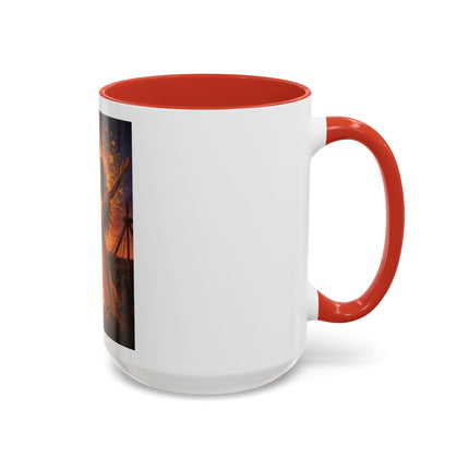 Mug — Pagan Bonfire Coffee Mug with Inspirational Beltane Quote