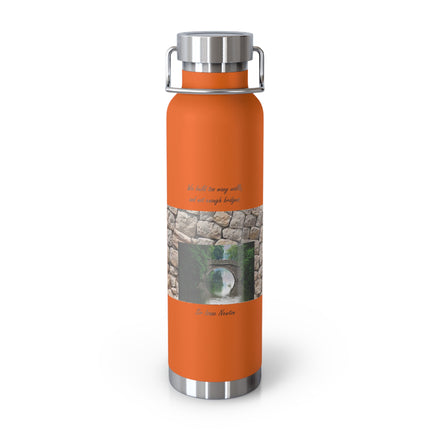 Newton Quote Copper Bottle – 22oz Insulated Flask for Daily Wisdom