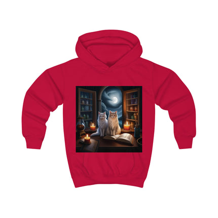 Kids Hoodie — Magical Moonlit Cats Hoodie for Children