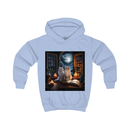 Kids Hoodie — Magical Moonlit Cats Hoodie for Children