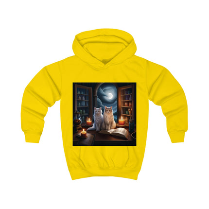 Kids Hoodie — Magical Moonlit Cats Hoodie for Children