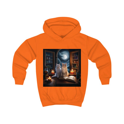 Kids Hoodie — Magical Moonlit Cats Hoodie for Children