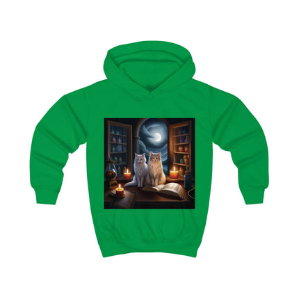 Kids Hoodie — Magical Moonlit Cats Hoodie for Children