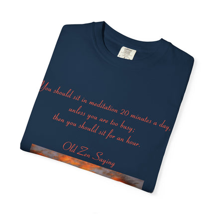 Serene Meditation Quote T-Shirt for Mindfulness Enthusiasts