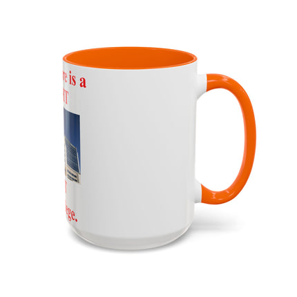 Healthcare Is a Right Mug – 15oz Ceramic Accent Cup for Advocates