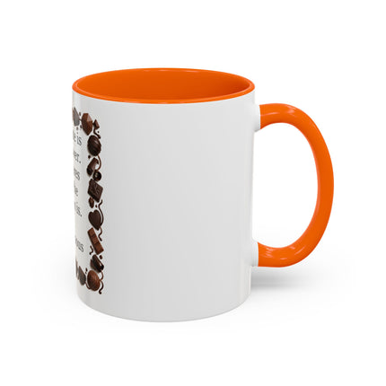 Coffee Mug - "Chocolate is the answer. Who cares what the question is."