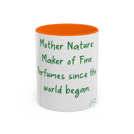 Mother Nature Accent Mug – 11oz Ceramic Cup for Nature Lovers