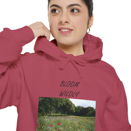 Bloom Wildly Hoodie — Floral Meadow Photo Sweatshirt