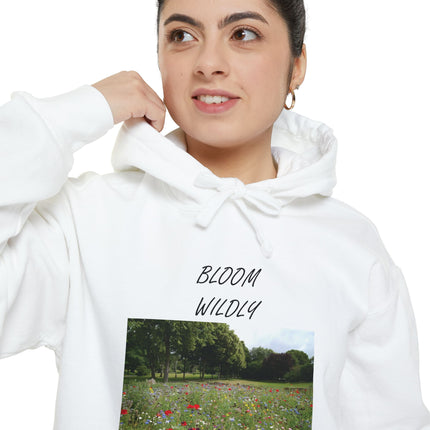 Bloom Wildly Hoodie — Floral Meadow Photo Sweatshirt