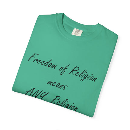 Freedom of Religion Unisex T-Shirt - Comfortable & Statement-Making Tee for All Beliefs