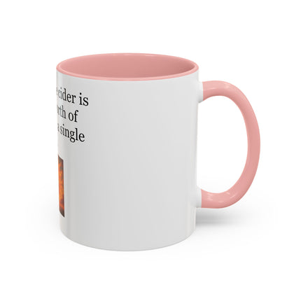 Cider Lover Accent Coffee Mug – "A well-made cider is a year’s worth of sunlight in a single sip" (11/15 oz)