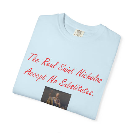 Unisex Garment-Dyed T-shirt - The Real Saint Nicholas Design