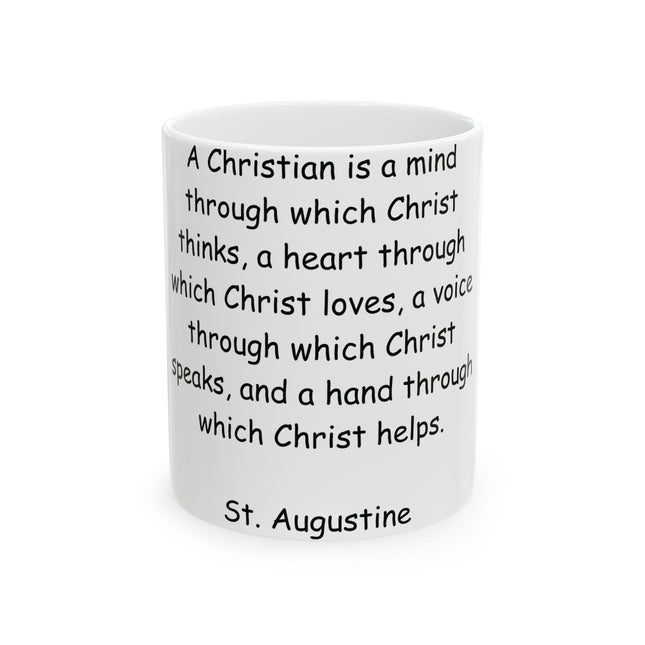 Inspirational Christian Ceramic Mug - 15oz