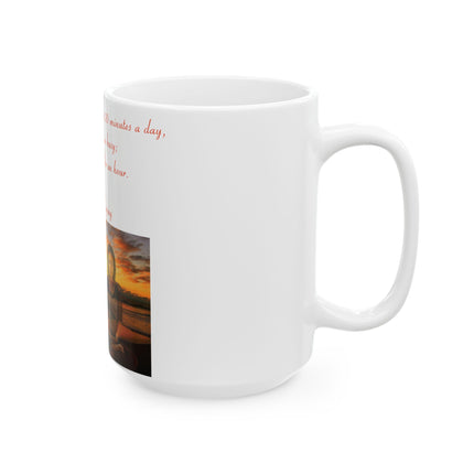 Zen Meditation Mug – 15oz Ceramic Cup for Mindful Living