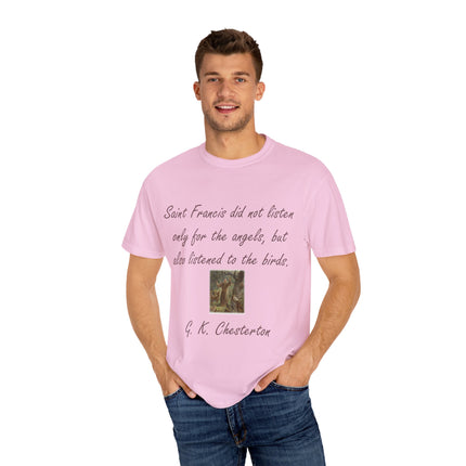 Spiritual Tee – Honoring Saint Francis – Eco-Friendly Unisex