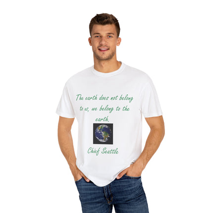 Eco-Friendly T-Shirt – “We Belong to the Earth” Design
