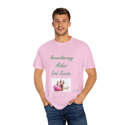 Aromatherapy T-Shirt – “Makes Good Scents” Design (Unisex)