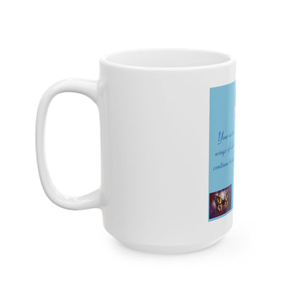 Inspirational Rumi Butterfly Ceramic Mug — "Your acts of kindness..." (11oz & 15oz)