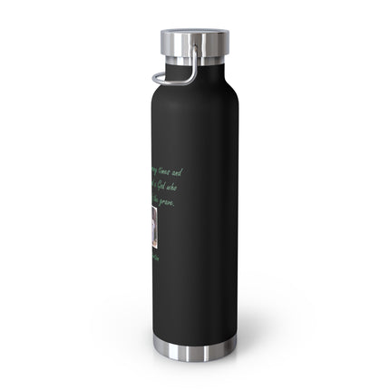 Inspirational Copper Vacuum Insulated Bottle - 22oz | Motivational Quote