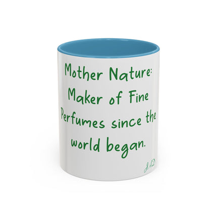 Mother Nature Accent Mug – 11oz Ceramic Cup for Nature Lovers
