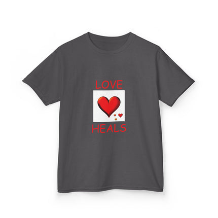 Kids Love Heals T-Shirt – Uplifting Cotton Tee for Everyday Joy