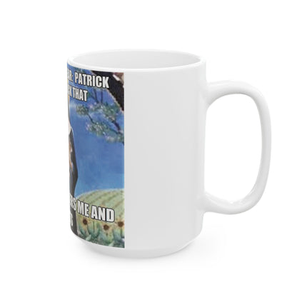 Humorous Ceramic Mug – “No One Remembers Me & My Cats” – 15oz