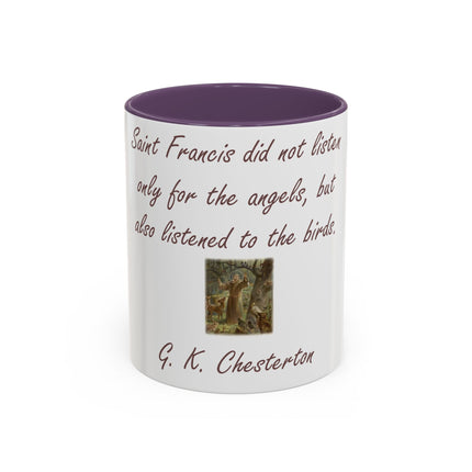 Accent Coffee Mug – Saint Francis Tribute – 11oz Ceramic