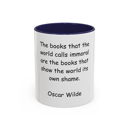 Oscar Wilde Quote Coffee Mug — Literary Quote Accent Mug (11/15oz)