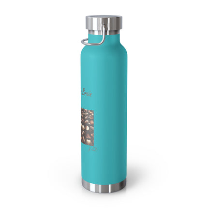 Motivational Chocolate Fuel Bottle - 22oz Insulated Flask for Chocolate Lovers