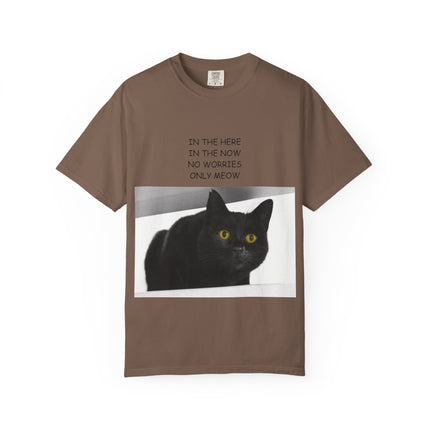 Inspirational Cat T-Shirt for Cat Lovers - 'Only Meow'