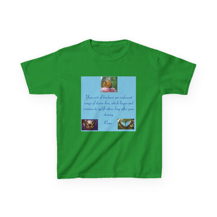 Kids Tee with Butterfly Design – Inspirational Nature Gift