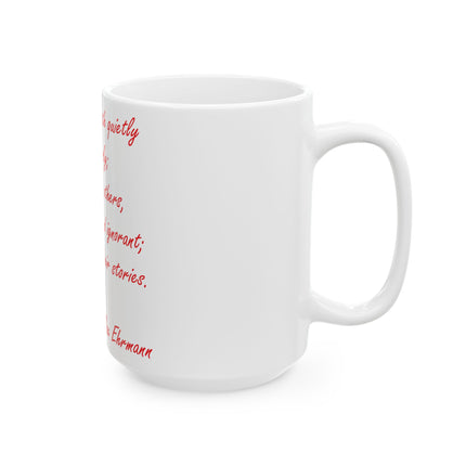 Inspirational Ceramic Mug – Desiderata Quote – 15oz