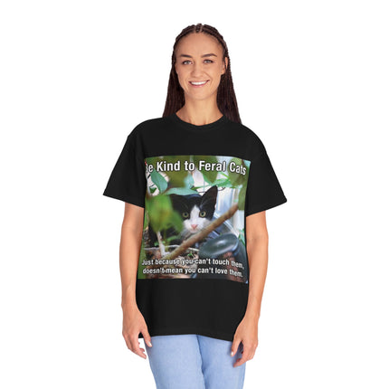 Be Kind to Feral Cats T-Shirt — Feral Cat Rescue Awareness Tee