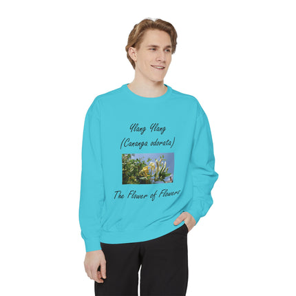Unisex Ylang Ylang Sweatshirt - Floral Design & Comfort