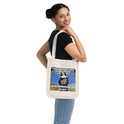 Cat Lover’s Tote – “Patrick This and That” – Organic Cotton