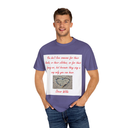 Inspirational Quote Unisex T-Shirt - Oscar Wilde Design