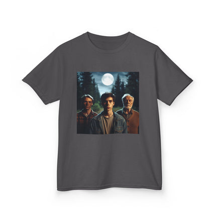 Kids' Graphic Tee – Moonlight Adventure Design