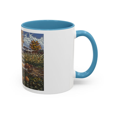 Samhain Pumpkin Spice Accent Coffee Mug — Autumn Harvest 11/15oz