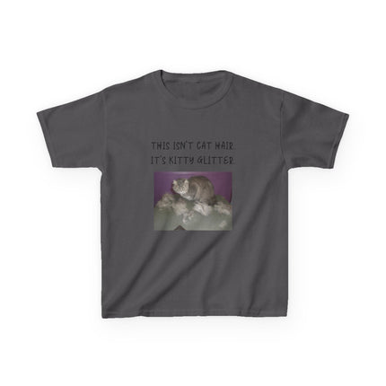 Kitty Glitter Kids Tee – Funny Shirt for Young Cat Enthusiasts