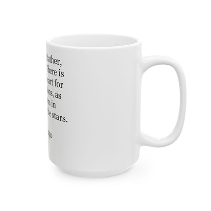 Victor Hugo Quote Ceramic Mug — Inspirational Literary Coffee Mug (11oz & 15oz)