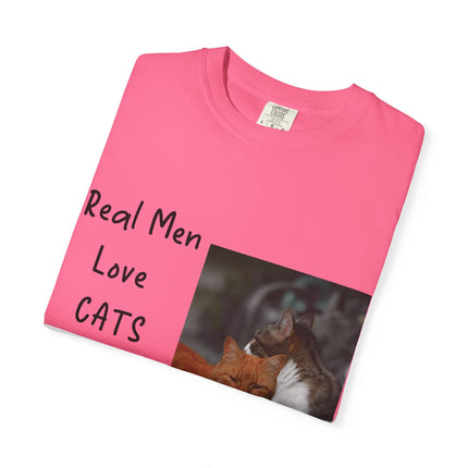 Real Men Love Cats Unisex T-Shirt - Cute Cat Lover Tee