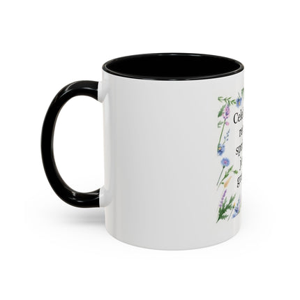 Spring Gratitude Coffee Mug — "Celebrate the return of spring with joy and gratitude"