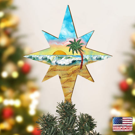 Sea Life Coastal Tree Topper by G. DeBrekht - Coastal Holiday Decor - 89498-3