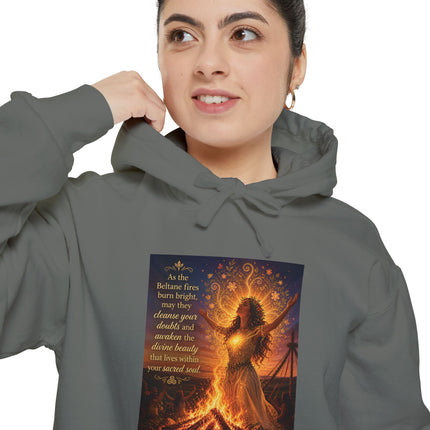 Beltane Fire Hoodie — Inspirational Prayer Design