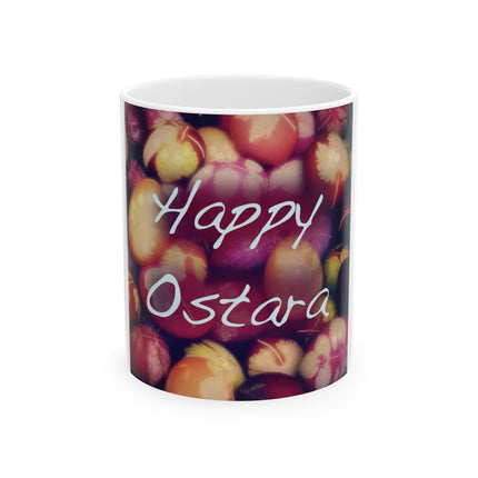 Happy Ostara Ceramic Mug (11oz) - Spring Celebrations Drinkware