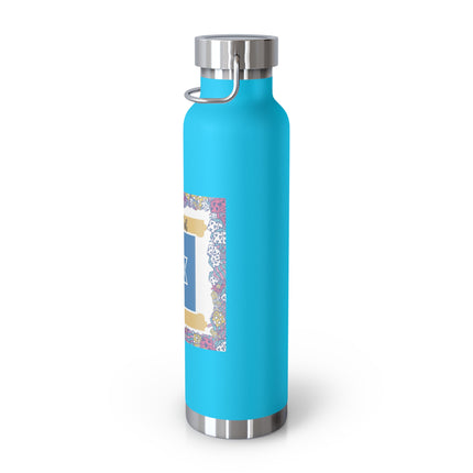 Hanukkah Insulated Bottle – 22oz Copper Flask for Festive Hydration