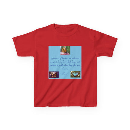 Kids Tee with Butterfly Design – Inspirational Nature Gift