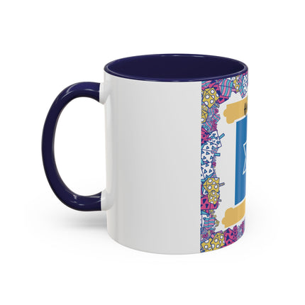 Happy Hanukkah Mug – 11oz Accent Ceramic Cup for Festive Joy